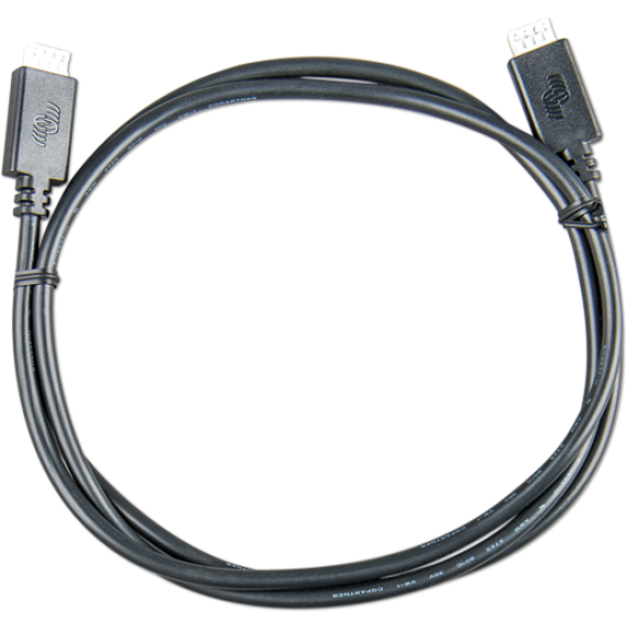 VE.Direct Cable 5m (one side Right Angle conn)