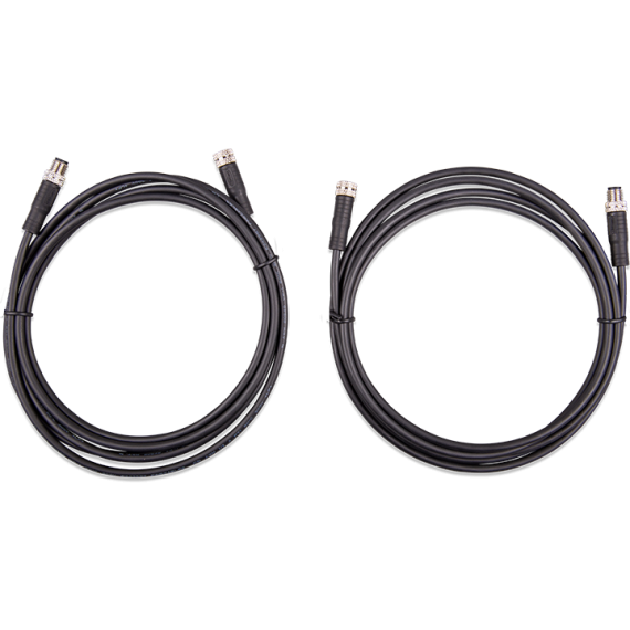 M8 circular connector Male/Female 3 pole cable 1m (bag of 2)