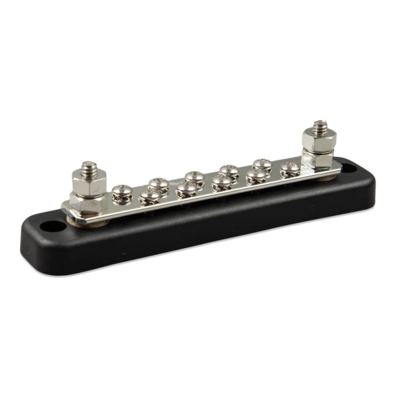 Busbar 150A 2P with 10 screws + cover
