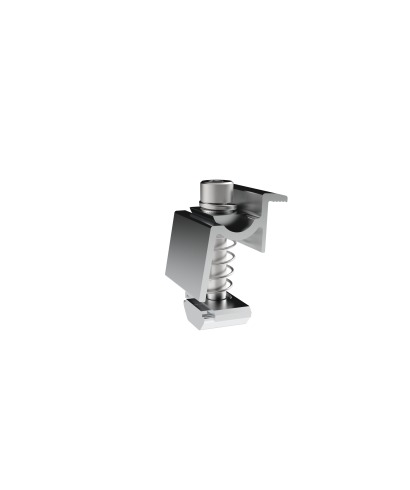 TS End Clamp Silver Universal