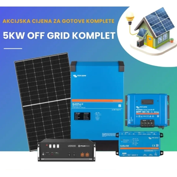 akcijska cijena za 5kW solarni komplet