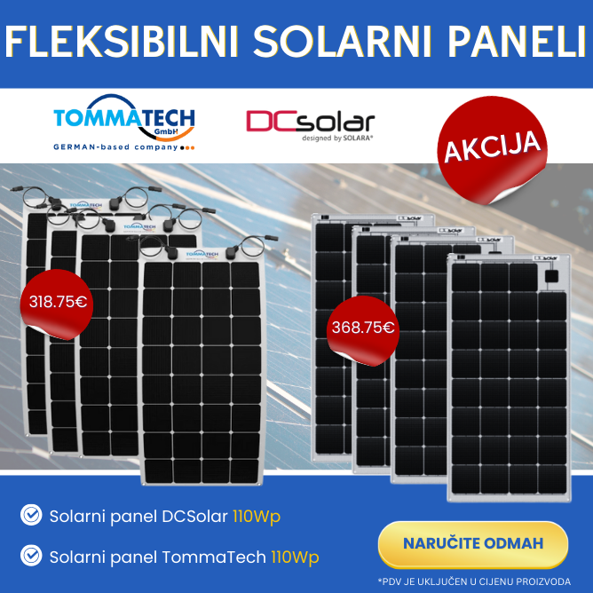 fleksibilni solarni paneli akcija