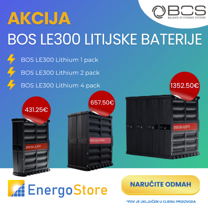 akcija bos litijskih baterija